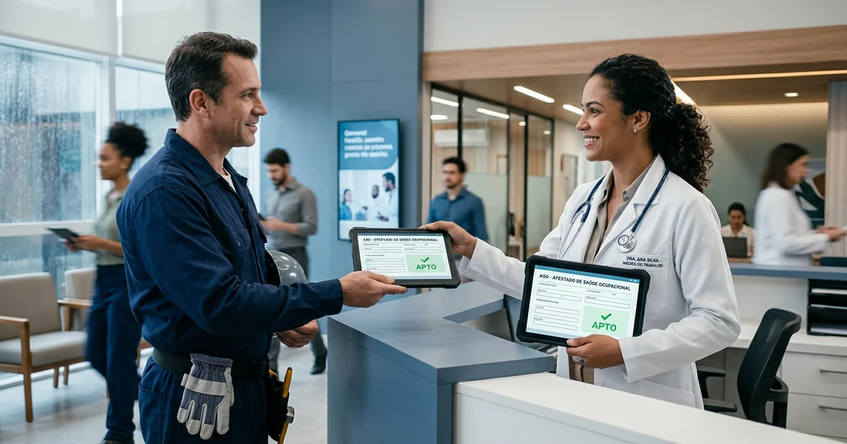 ASO Express em Curitiba - atestado de saúde ocupacional emitido no mesmo dia